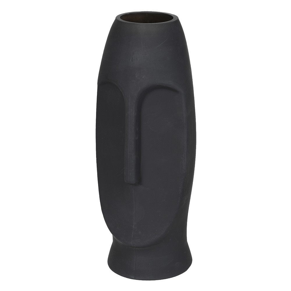 Black Face Vase