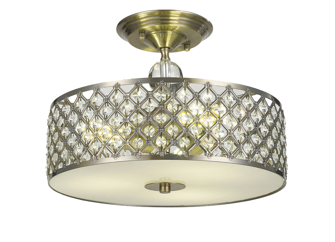 Brisbane Semi Flush - 2 COLOURS