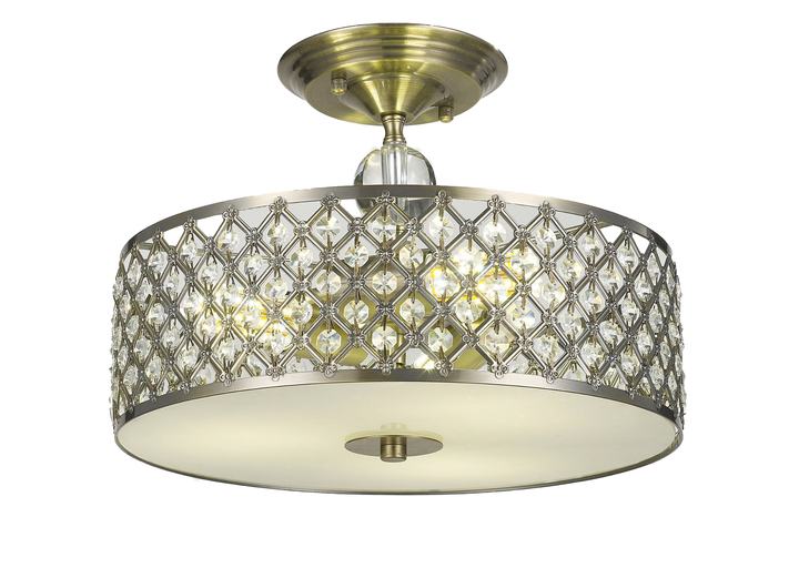 Brisbane Semi Flush - 2 COLOURS