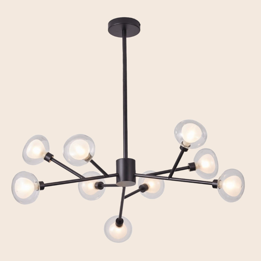 Modern black nordic ceiling light