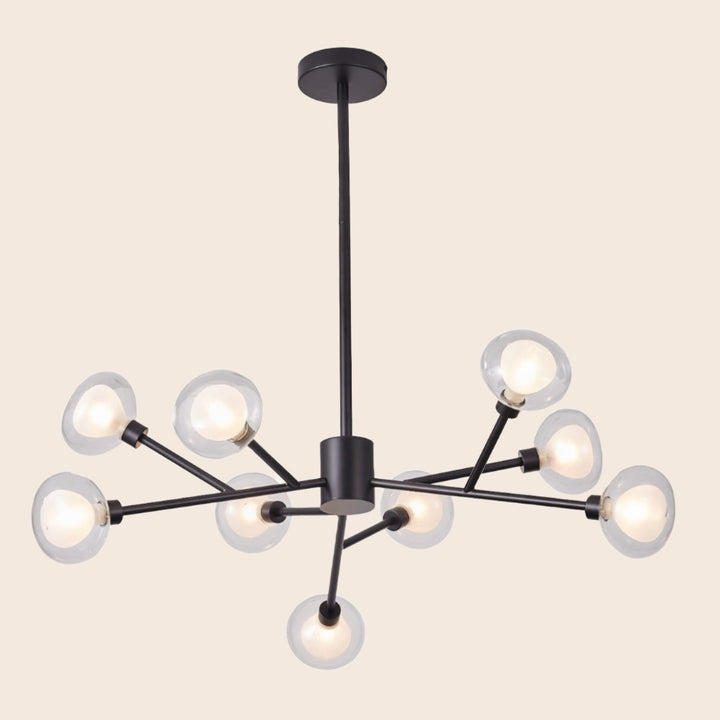 Modern black nordic ceiling light