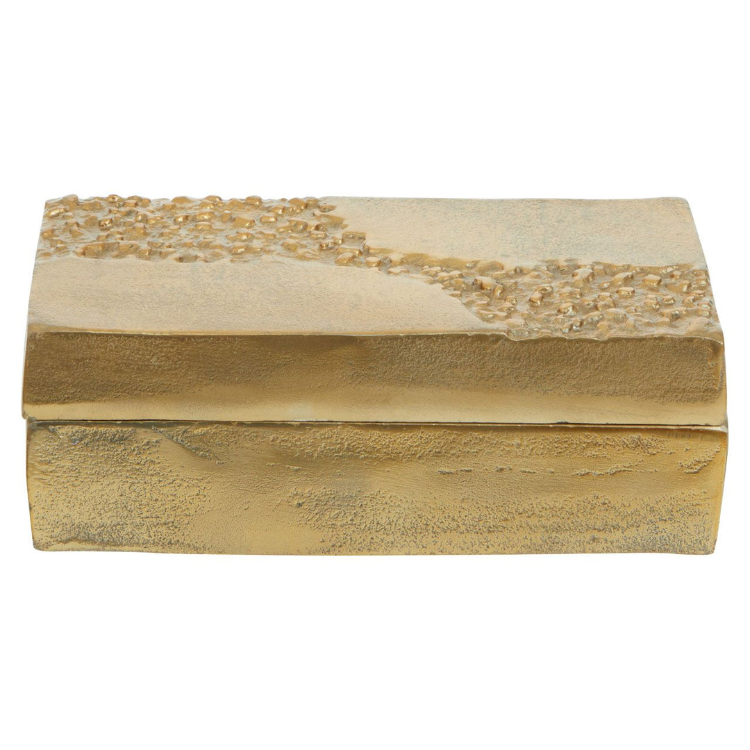 Gold Textured Trinket Box