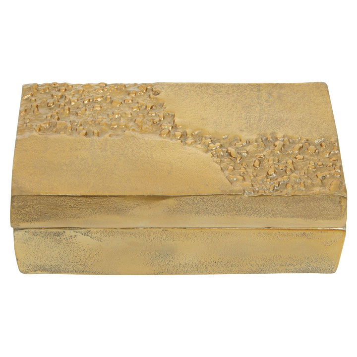 Gold Textured Trinket Box