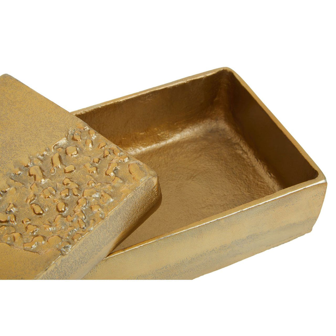 Gold Textured Trinket Box