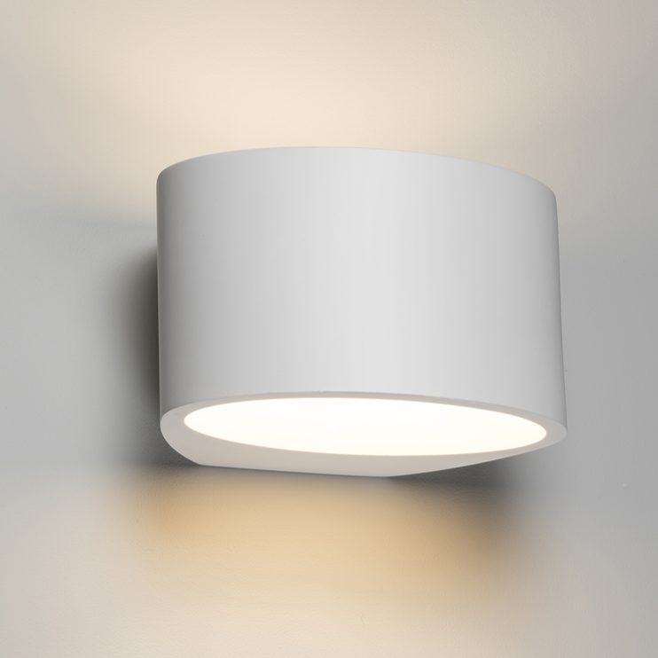 Midland Ceramic Paintable Wall Light