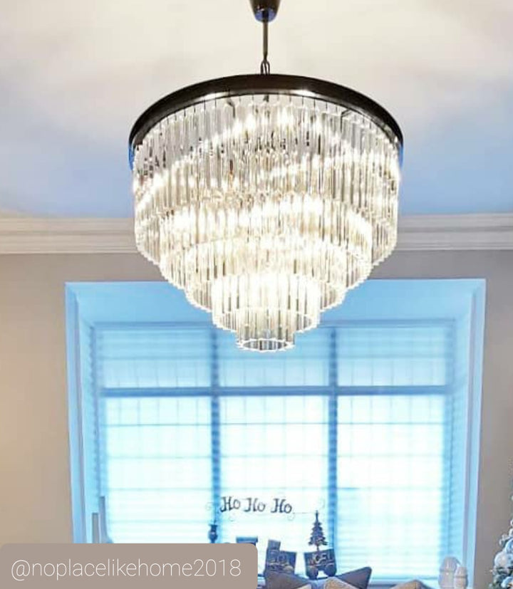 Seville Tiered Crystal Chandelier