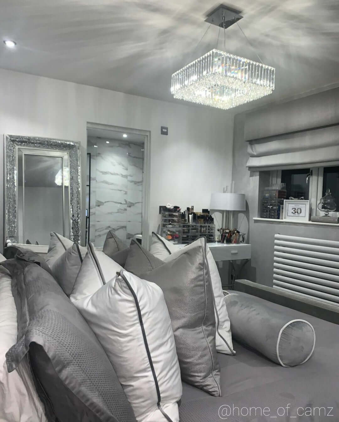 Salzburg Small Square Crystal Chandelier Perfect For Bedrooms