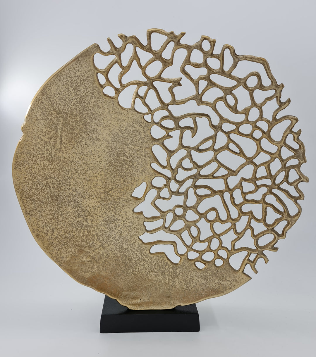 Gold Coral Sculpture