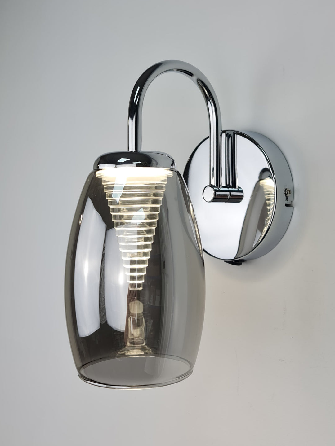 Adelaide Wall Light Smoked