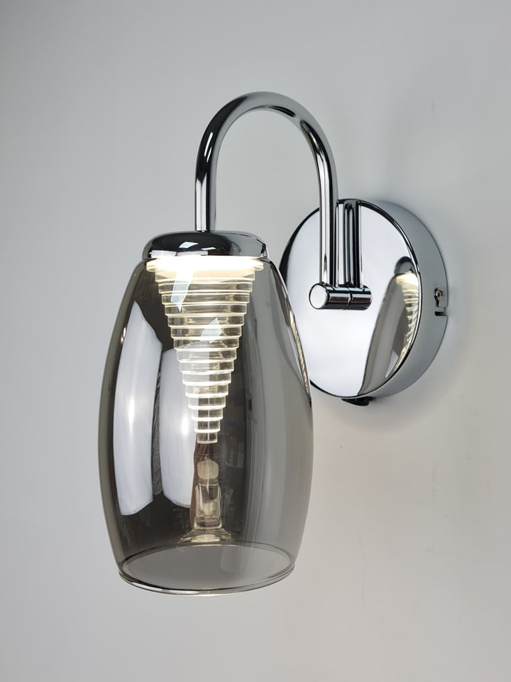 Adelaide Wall Light Smoked