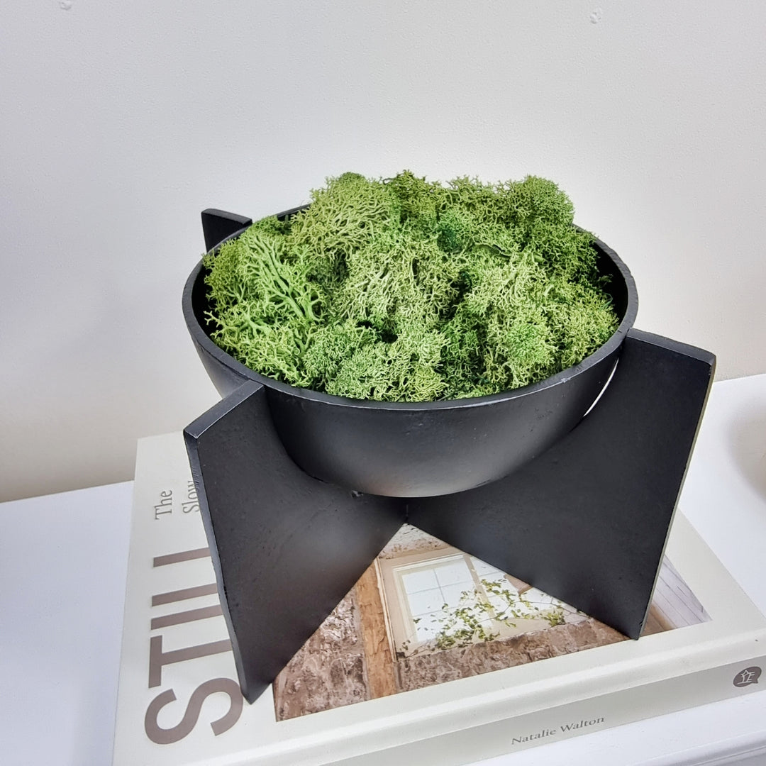 Black Metal Decorative Bowl