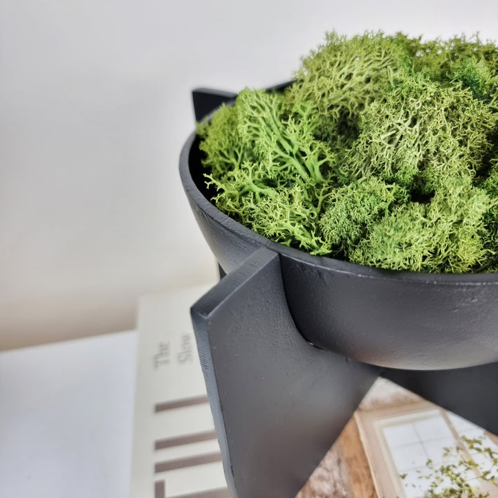 Black Metal Decorative Bowl