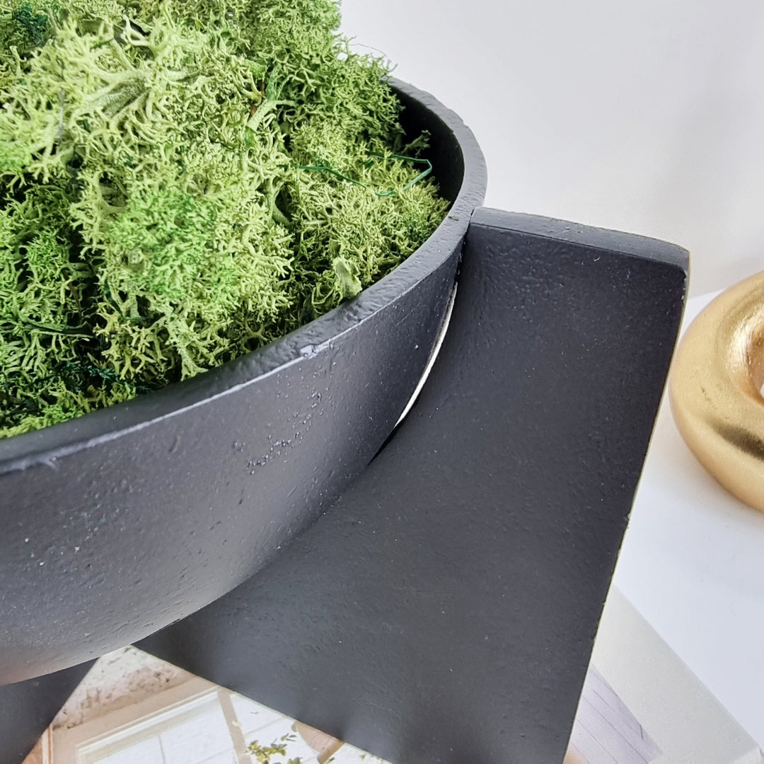 Black Metal Decorative Bowl