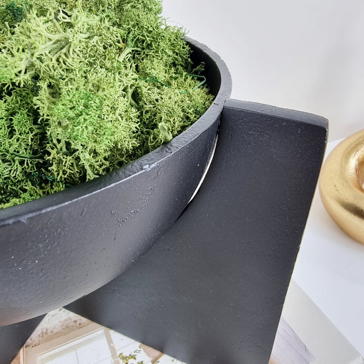 Black Metal Decorative Bowl