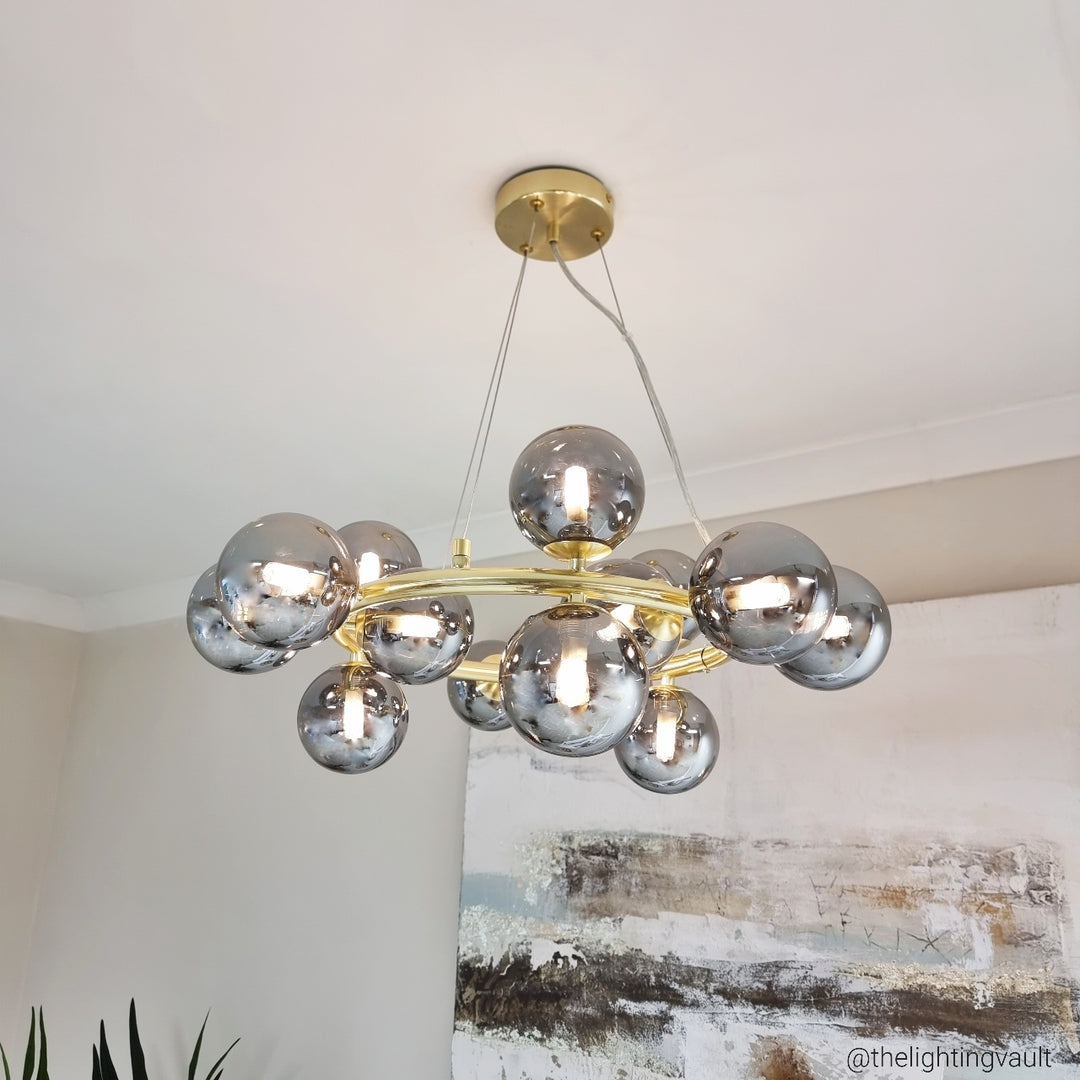 Melbourne Round Pendant Gold - 2 OPTIONS