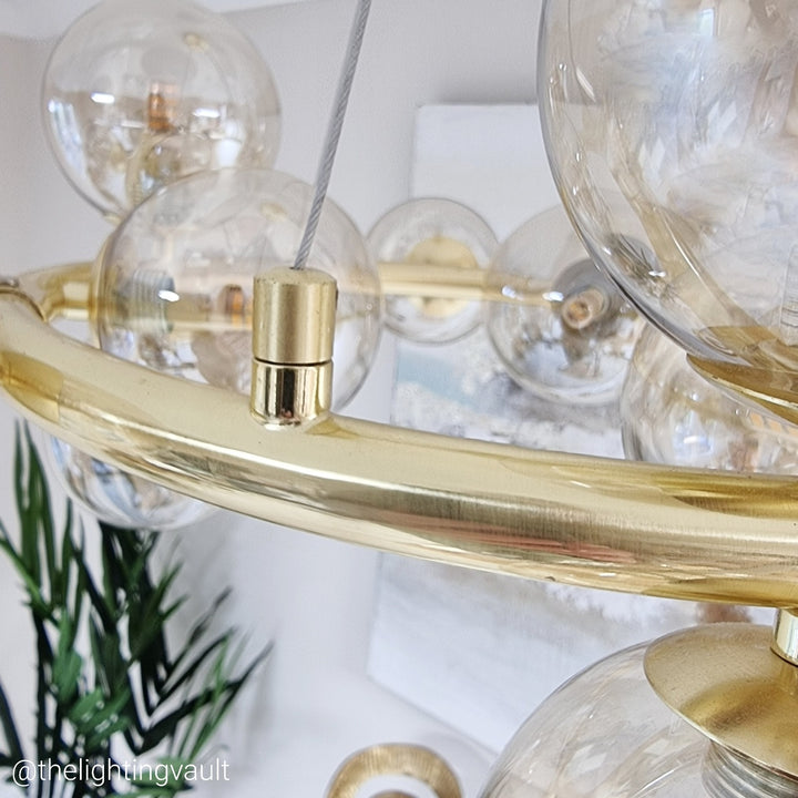 Melbourne Round Pendant Gold - 2 OPTIONS