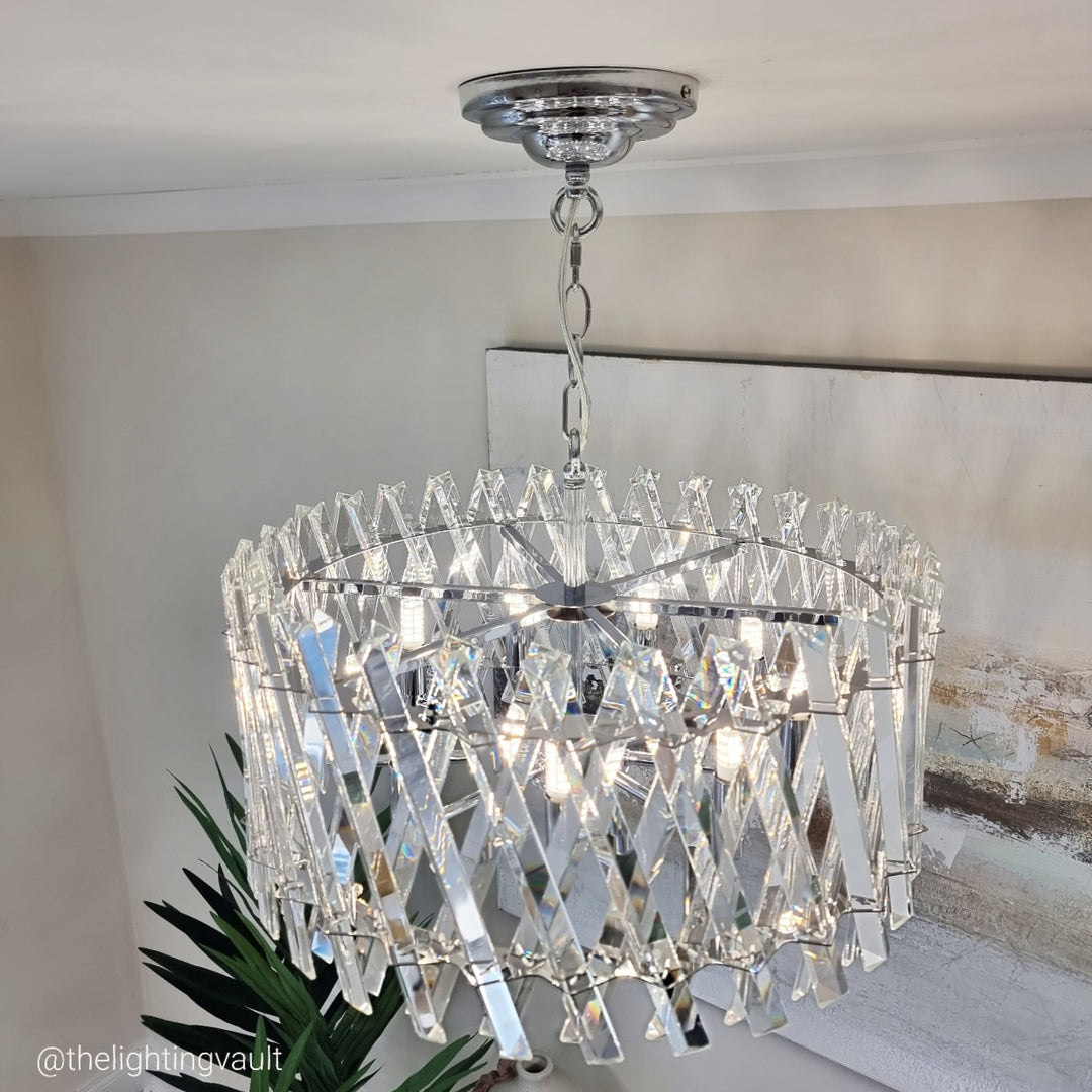 Devonport Large Clear Chandelier