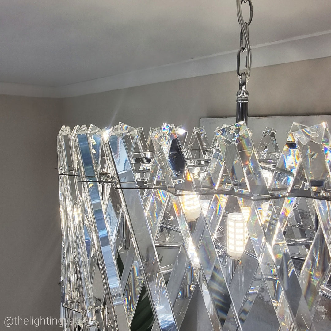 Devonport Large Clear Chandelier