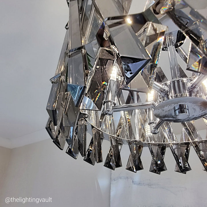 Devonport Small Chandelier / Flush Smoked