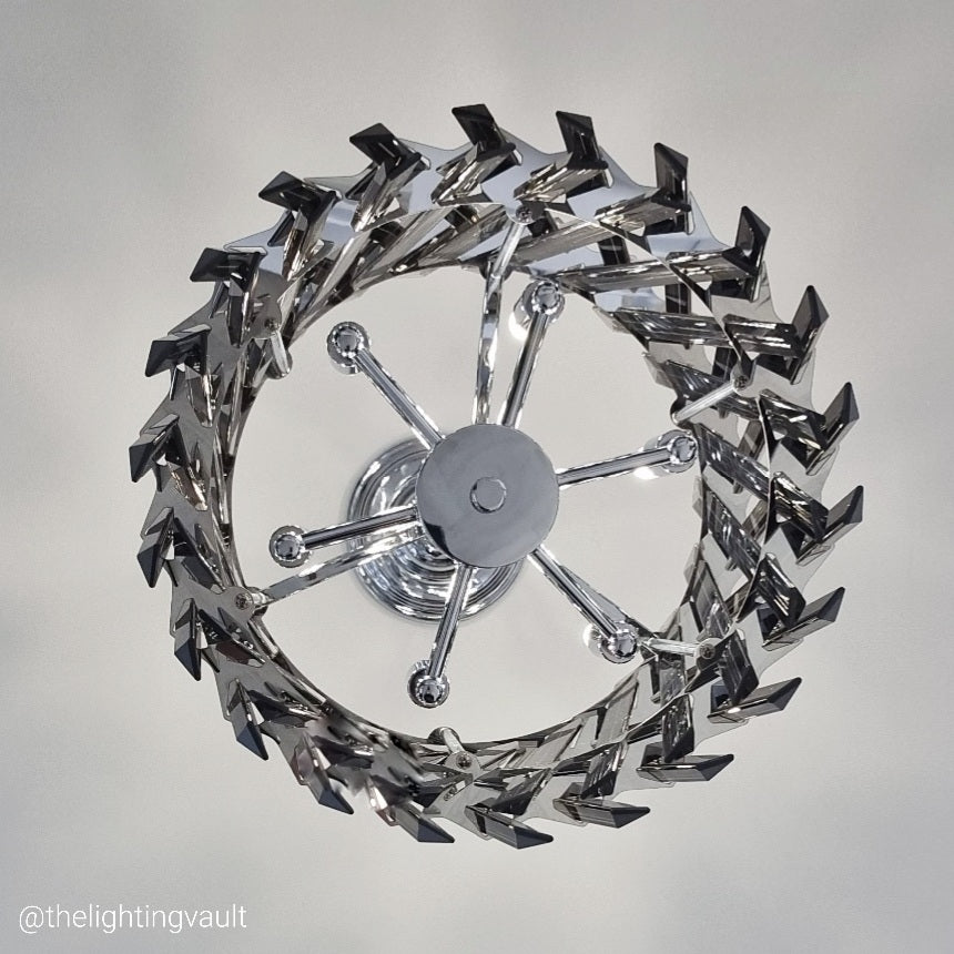 Devonport Small Chandelier / Flush Smoked