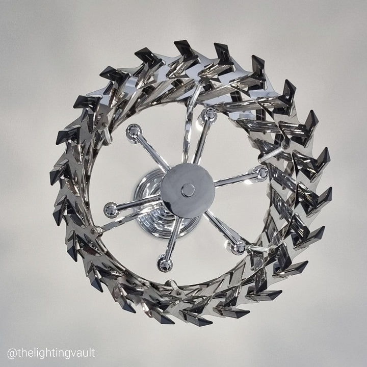 Devonport Small Chandelier / Flush Smoked