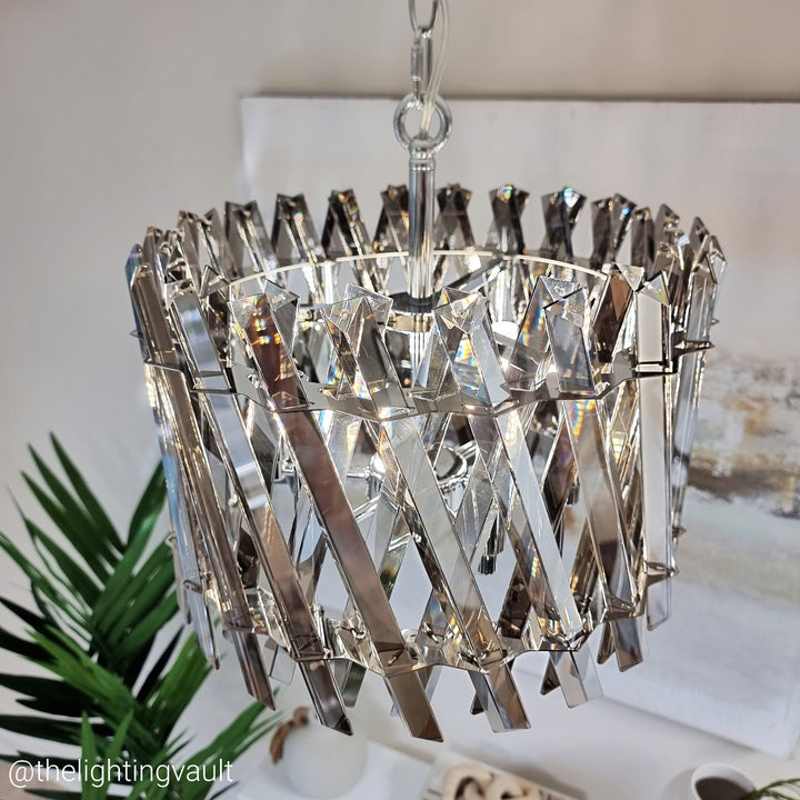 Devonport Small Chandelier / Flush Smoked