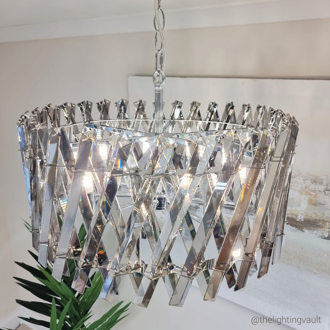 Devonport Large Smoked Chandelier