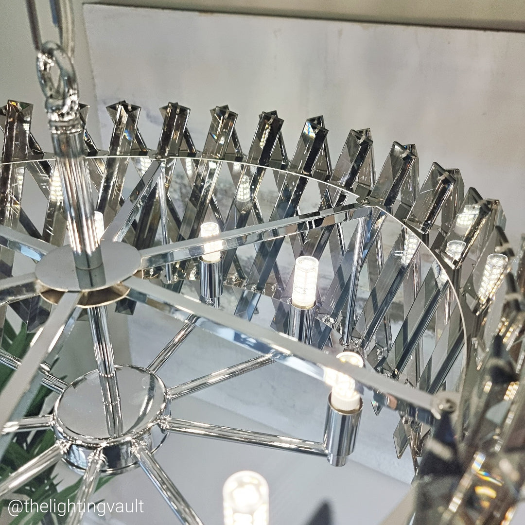 Devonport Large Smoked Chandelier