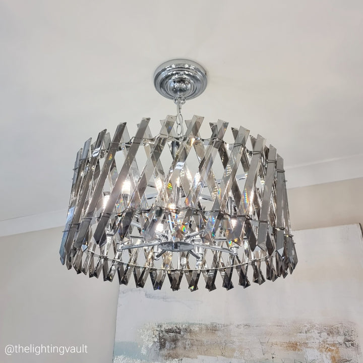 Devonport Large Smoked Chandelier