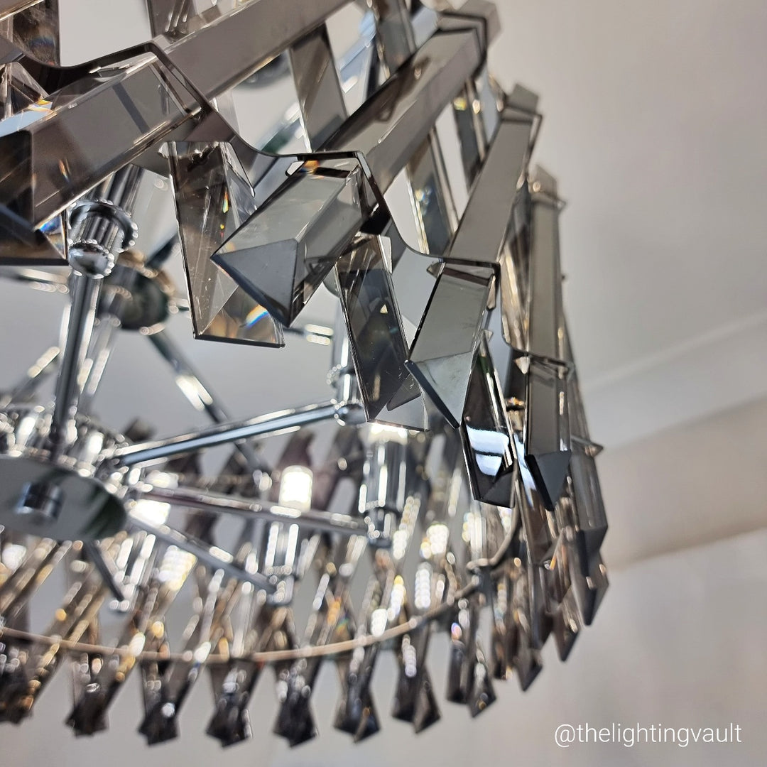 Devonport Large Smoked Chandelier