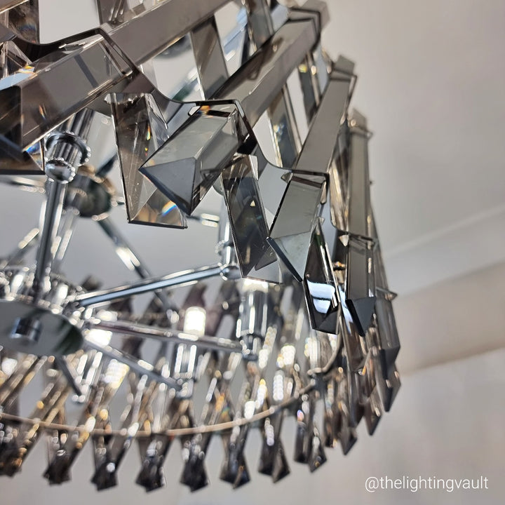 Devonport Large Smoked Chandelier