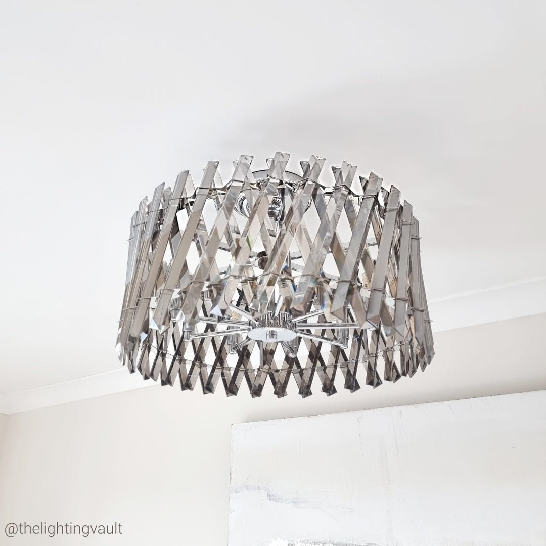 Devonport Large Smoked Chandelier