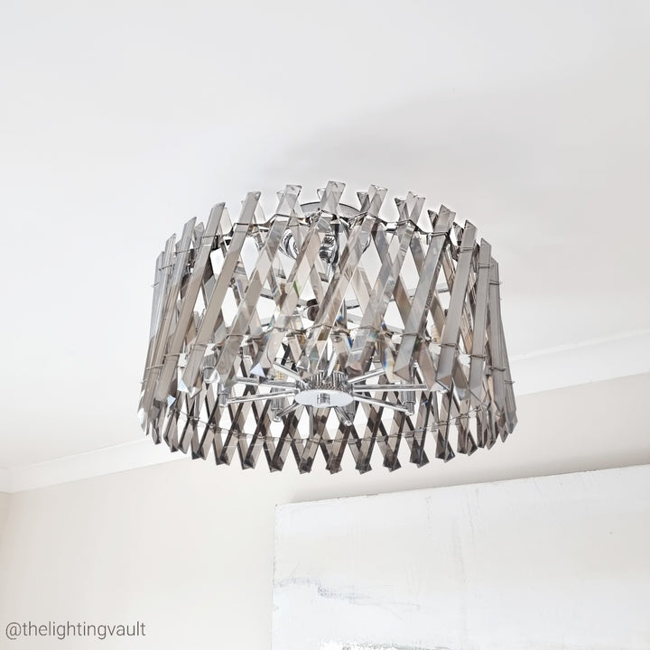 Devonport Large Smoked Chandelier