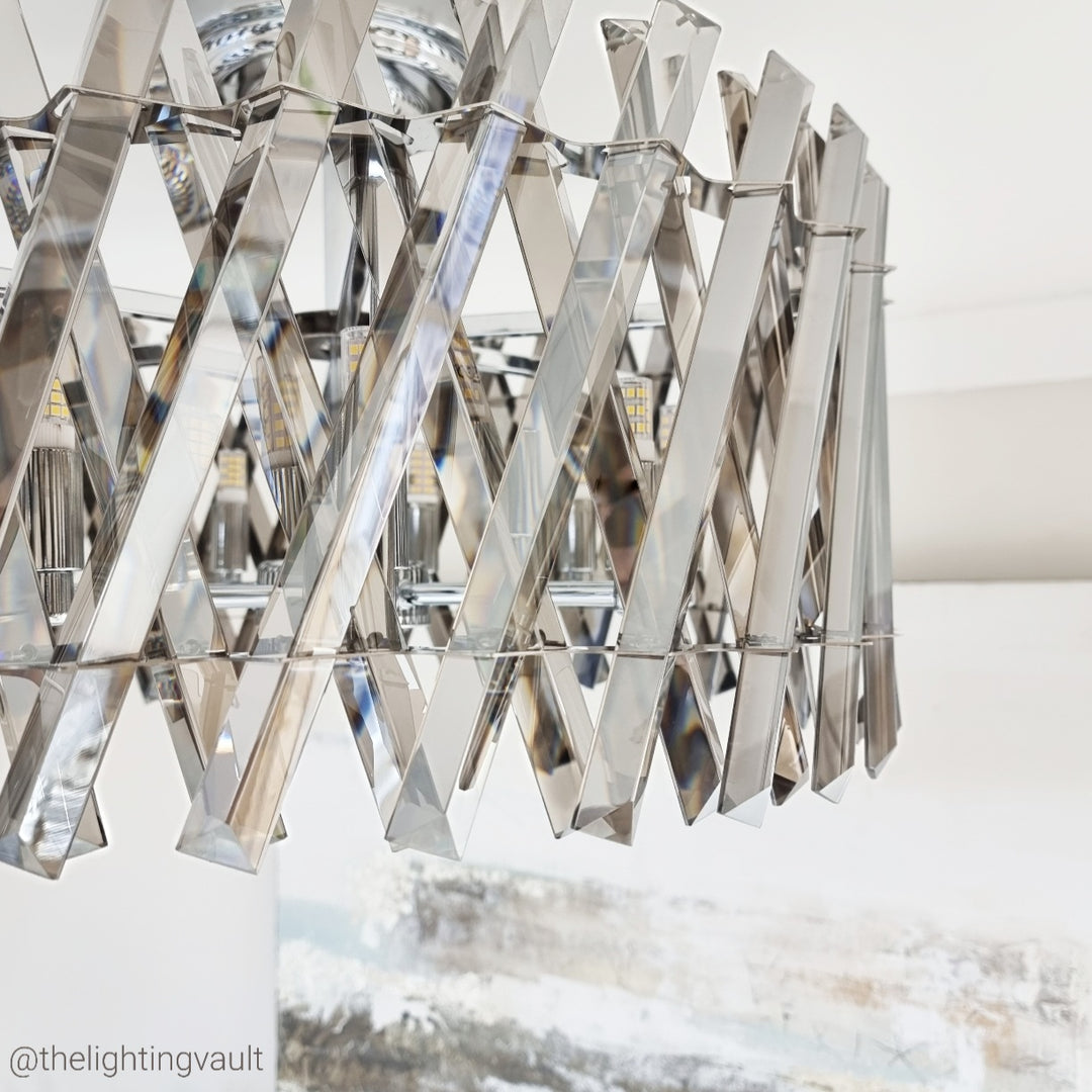 Devonport Large Smoked Chandelier