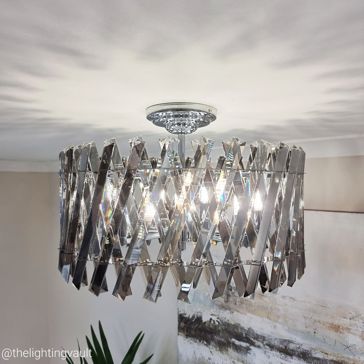 Devonport Large Smoked Chandelier