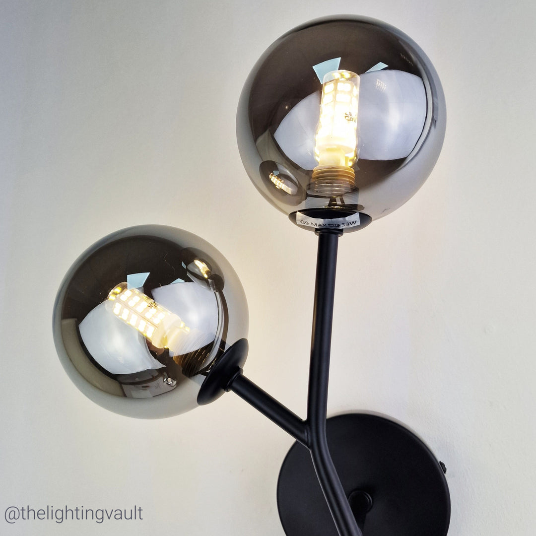 Eden Wall Light Black