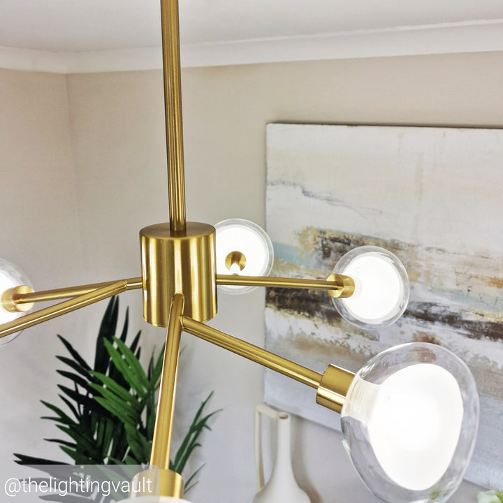 Eden 6-Light Semi-Flush Ceiling Light