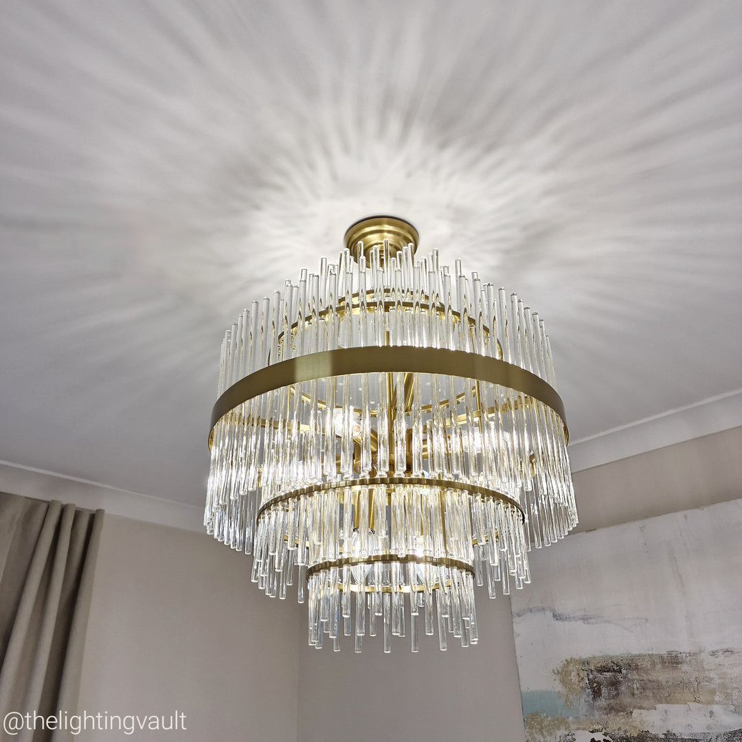 Euston Small Gold Chandelier