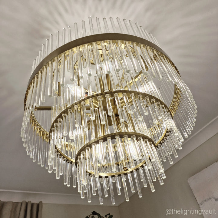 Euston Small Gold Chandelier