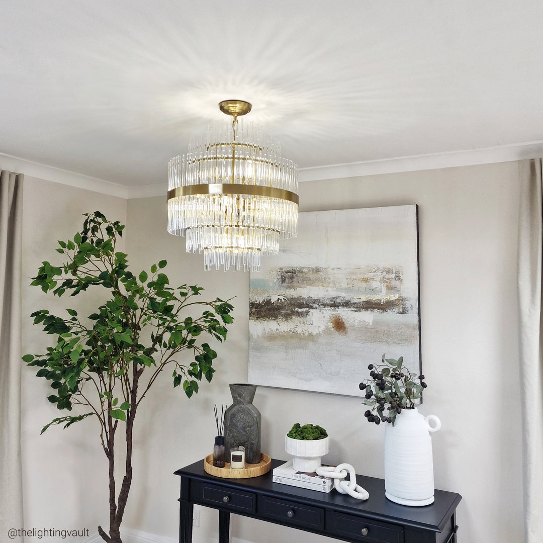 Euston Small Gold Chandelier