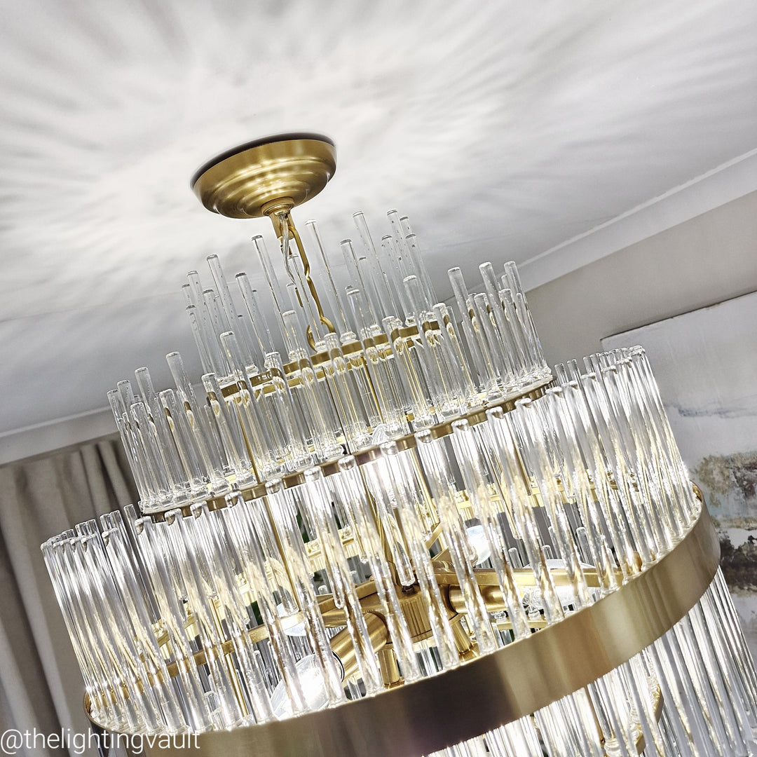 Euston Small Gold Chandelier