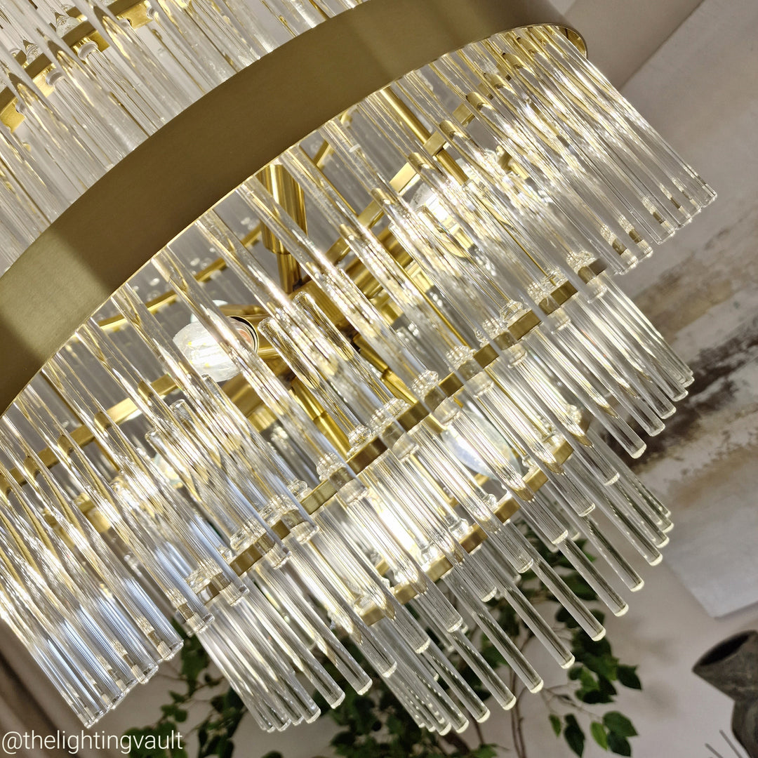 Euston Small Gold Chandelier