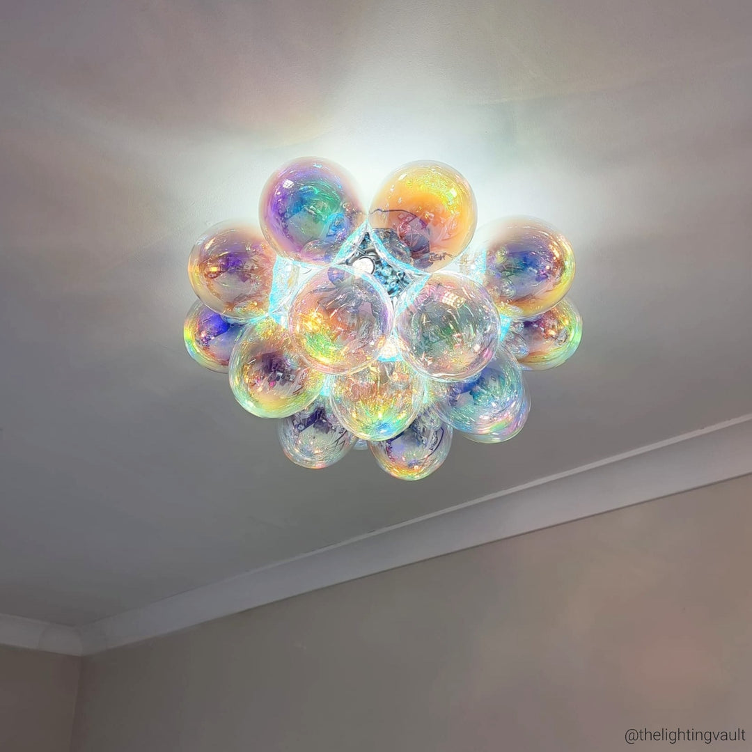 Loxton Small Flush Iridescent