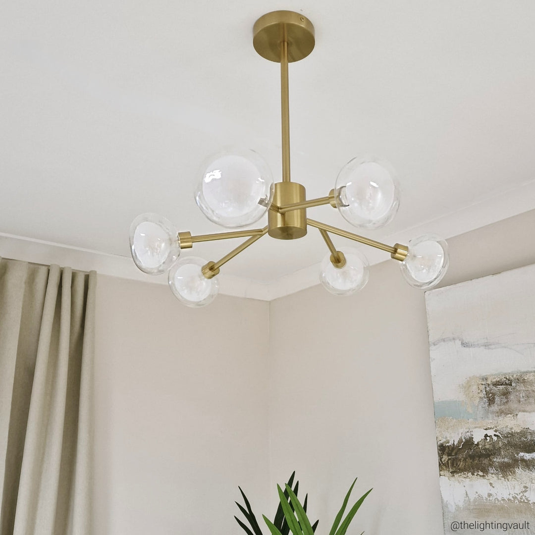 Eden 6-Light Semi-Flush Ceiling Light