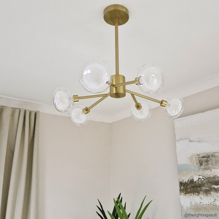 Eden 6-Light Semi-Flush Ceiling Light