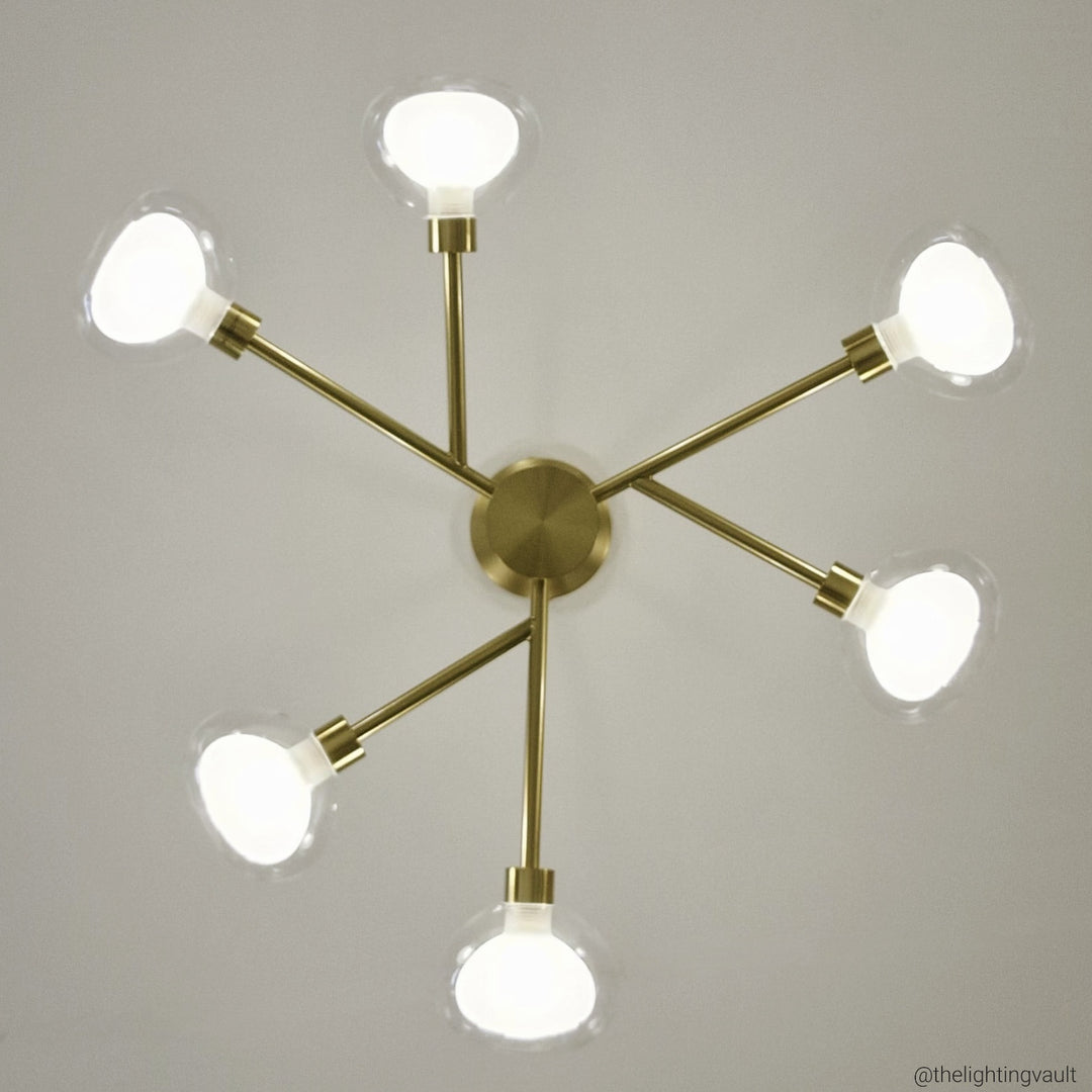 Eden 6-Light Semi-Flush Ceiling Light