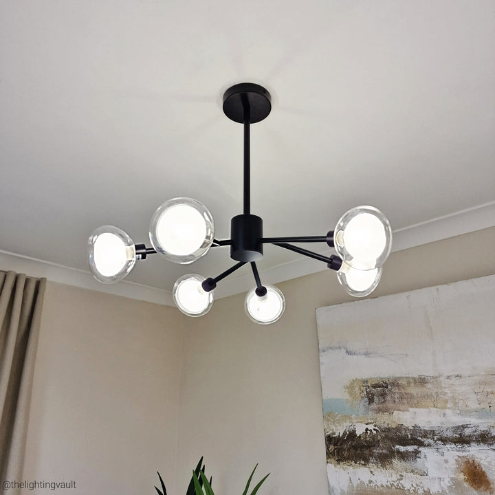 Eden 6-Light Semi-Flush Ceiling Light
