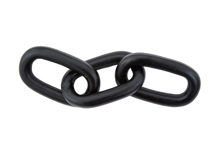 Black Chain Link Sculpture