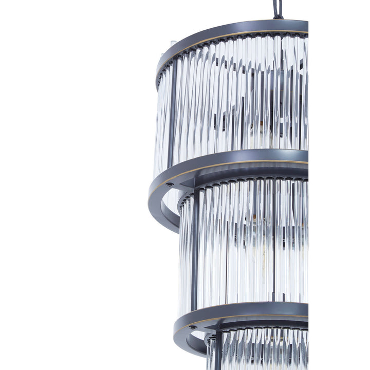 Lucia Three Tier Chandelier - 2 COLOURS