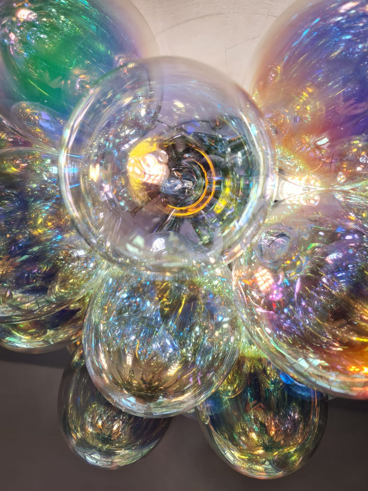 Loxton Small Flush Iridescent